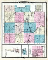 Marquette County, Westfield, Harrisville, Oxford, Wisconsin State Atlas 1881